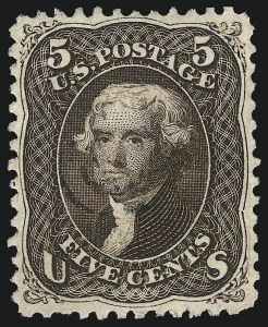 Sale 1014, Lot 1215, 1861-66 Issue (Scott 72-78b)