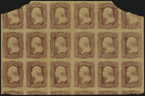 Sale 1014, Lot 1222, 1867-68 Grilled Issue (Scott 79-91)