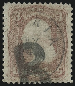 Sale Number 1014, Lot Number 1231, 1867-68 Grilled Issue (Scott 79-91)