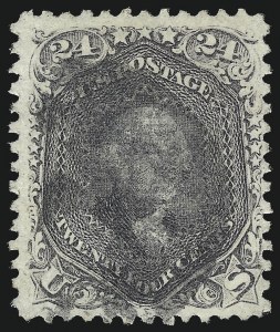 Sale 1014, Lot 1257, 1867-68 Grilled Issue (Scott 92-101)