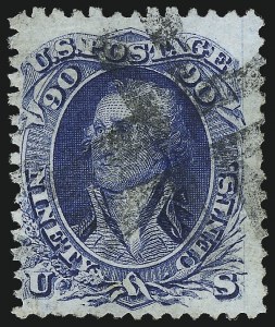 Sale 1014, Lot 1264, 1867-68 Grilled Issue (Scott 92-101)