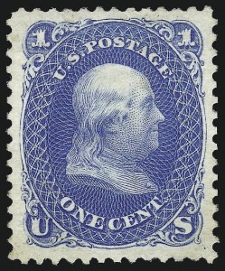 Sale 1014, Lot 1265, 1875 Re-Issue of 1861-66 Issue (Scott 102-111)