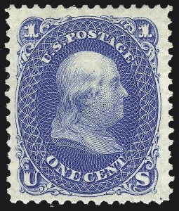 Sale 1014, Lot 1267, 1875 Re-Issue of 1861-66 Issue (Scott 102-111)