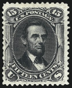 Sale 1014, Lot 1278, 1875 Re-Issue of 1861-66 Issue (Scott 102-111)
