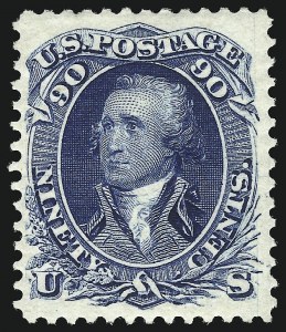 Sale 1014, Lot 1281, 1875 Re-Issue of 1861-66 Issue (Scott 102-111)