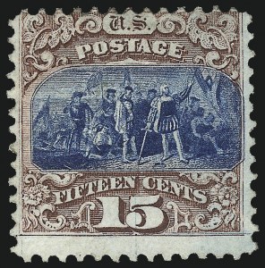 Sale 1014, Lot 1302, 1c-15c 1869 Pictorial Issue (Scott 112-119)