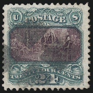 Sale 1014, Lot 1311, 24c-90c 1869 Pictorial Issue (Scott 120-122)