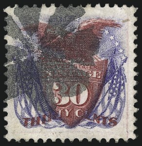 Sale 1014, Lot 1314, 24c-90c 1869 Pictorial Issue (Scott 120-122)