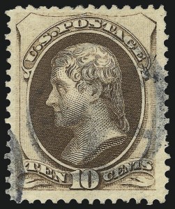 Sale 1014, Lot 1368, 1870-71 National Bank Note Co. Grilled Issues (Scott 134-139)