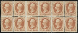 Sale 1014, Lot 1417, 1875-87 Continental and American Bank Note Co. Issues (Scott 175-218)