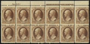 Sale 1014, Lot 1444, 1875-87 Continental and American Bank Note Co. Issues (Scott 175-218)