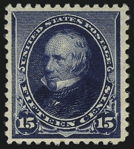 Sale 1014, Lot 1461, 1890-93 Issue (Scott 219-229), 15c Indigo (227) Sale 1014, Lot 1461, 1890-93 Issue (Scott 219-229)