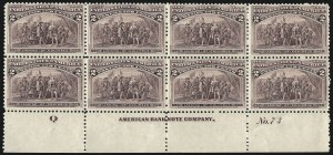 Sale 1014, Lot 1473, 1c-4c 1893 Columbian Issue (Scott 230-233)