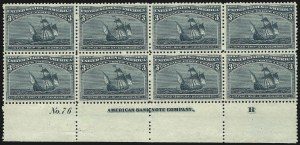 Sale 1014, Lot 1479, 1c-4c 1893 Columbian Issue (Scott 230-233)