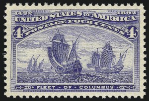 Sale 1014, Lot 1480, 1c-4c 1893 Columbian Issue (Scott 230-233)