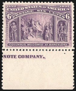 Sale Number 1014, Lot Number 1488, 5c-15c 1893 Columbian Issue (Scott 234-238)