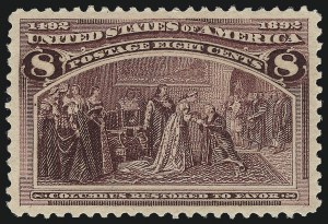 Sale 1014, Lot 1491, 5c-15c 1893 Columbian Issue (Scott 234-238)