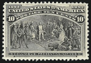 Sale 1014, Lot 1500, 5c-15c 1893 Columbian Issue (Scott 234-238)