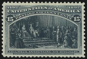 Sale 1014, Lot 1506, 5c-15c 1893 Columbian Issue (Scott 234-238)