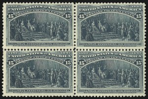 Sale 1014, Lot 1508, 5c-15c 1893 Columbian Issue (Scott 234-238)