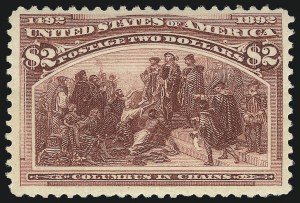 Sale 1014, Lot 1542, $1.00-$3.00 1893 Columbian Issue (Scott 241-243)