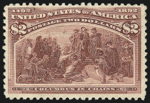 Sale 1014, Lot 1543, $1.00-$3.00 1893 Columbian Issue (Scott 241-243)