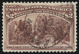 Sale 1014, Lot 1545, $1.00-$3.00 1893 Columbian Issue (Scott 241-243)