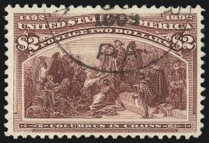 Sale 1014, Lot 1546, $1.00-$3.00 1893 Columbian Issue (Scott 241-243)