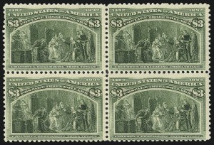 Sale 1014, Lot 1551, $1.00-$3.00 1893 Columbian Issue (Scott 241-243)