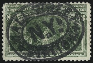 Sale 1014, Lot 1553, $1.00-$3.00 1893 Columbian Issue (Scott 241-243)