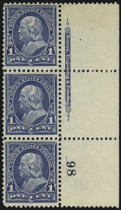 Sale 1014, Lot 1575, 1894 Unwatermarked Bureau Issue (Scott 247-263)