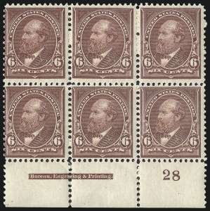 Sale 1014, Lot 1585, 1894 Unwatermarked Bureau Issue (Scott 247-263)