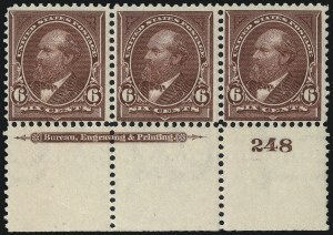 Sale 1014, Lot 1606, 1895-97 Watermarked Bureau Issues (Scott 264-282C)
