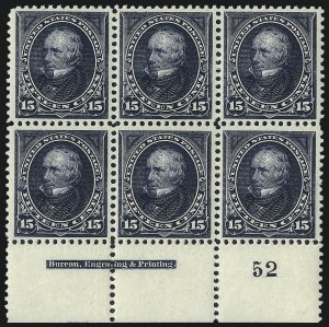 Sale 1014, Lot 1609, 1895-97 Watermarked Bureau Issues (Scott 264-282C)