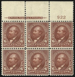 Sale 1014, Lot 1623, 1895-97 Watermarked Bureau Issues (Scott 264-282C)