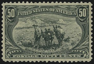 Sale 1014, Lot 1649, 1c-50c 1898 Trans-Mississippi Issue (Scott 285-291)