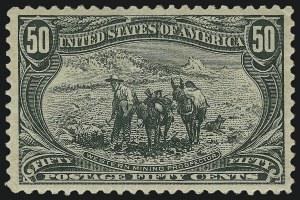 Sale 1014, Lot 1650, 1c-50c 1898 Trans-Mississippi Issue (Scott 285-291)