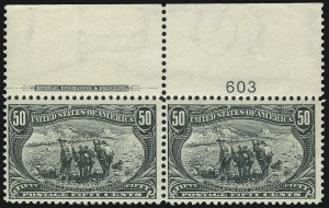 Sale 1014, Lot 1652, 1c-50c 1898 Trans-Mississippi Issue (Scott 285-291)