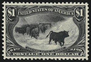 Sale 1014, Lot 1653, $1.00-$2.00 1898 Trans-Mississippi Issue (Scott 292-293)