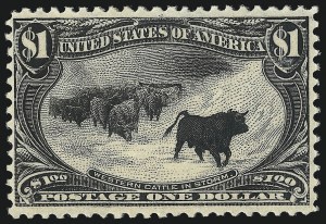 Sale 1014, Lot 1660, $1.00-$2.00 1898 Trans-Mississippi Issue (Scott 292-293)