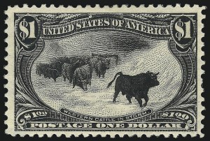Sale 1014, Lot 1662, $1.00-$2.00 1898 Trans-Mississippi Issue (Scott 292-293)