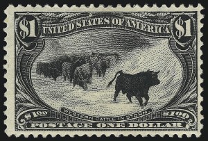 Sale 1014, Lot 1663, $1.00-$2.00 1898 Trans-Mississippi Issue (Scott 292-293)