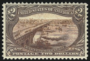 Sale Number 1014, Lot Number 1668, $1.00-$2.00 1898 Trans-Mississippi Issue (Scott 292-293)