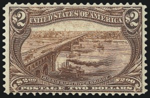 Sale 1014, Lot 1669, $1.00-$2.00 1898 Trans-Mississippi Issue (Scott 292-293)