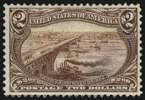 Sale 1014, Lot 1676, $1.00-$2.00 1898 Trans-Mississippi Issue (Scott 292-293)