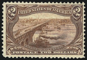 Sale 1014, Lot 1680, $1.00-$2.00 1898 Trans-Mississippi Issue (Scott 292-293)
