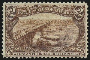 Sale 1014, Lot 1681, $1.00-$2.00 1898 Trans-Mississippi Issue (Scott 292-293)