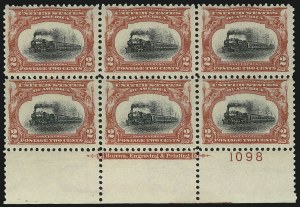 Sale 1014, Lot 1684, 1901 Pan-American Issue (Scott 294-299)