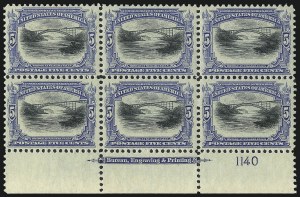 Sale 1014, Lot 1694, 1901 Pan-American Issue (Scott 294-299)