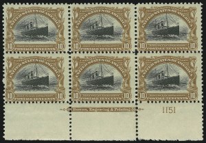 Sale 1014, Lot 1704, 1901 Pan-American Issue (Scott 294-299)